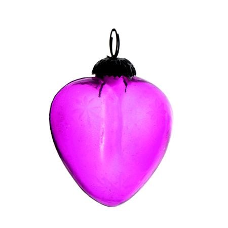Pink Star Cut Christmas Hanging