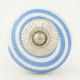 Sky Blue Pattern Knob