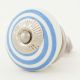 Sky Blue Pattern Knob
