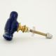 Navy Blue Ceramic Bird Dresser Knob