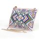 Multicolor Handcrafted Beaded Cotton Sling Type Of Bag For Women