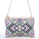 Multicolor Handcrafted Beaded Cotton Sling Type Of Bag For Women