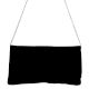 Midnight Monochrome Hand Beaded Geometric Clutch with Chain Strap
