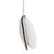 Blush Bloom Minimalist Beaded Clutch with Chain Strap