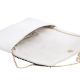 Blush Bloom Minimalist Beaded Clutch with Chain Strap