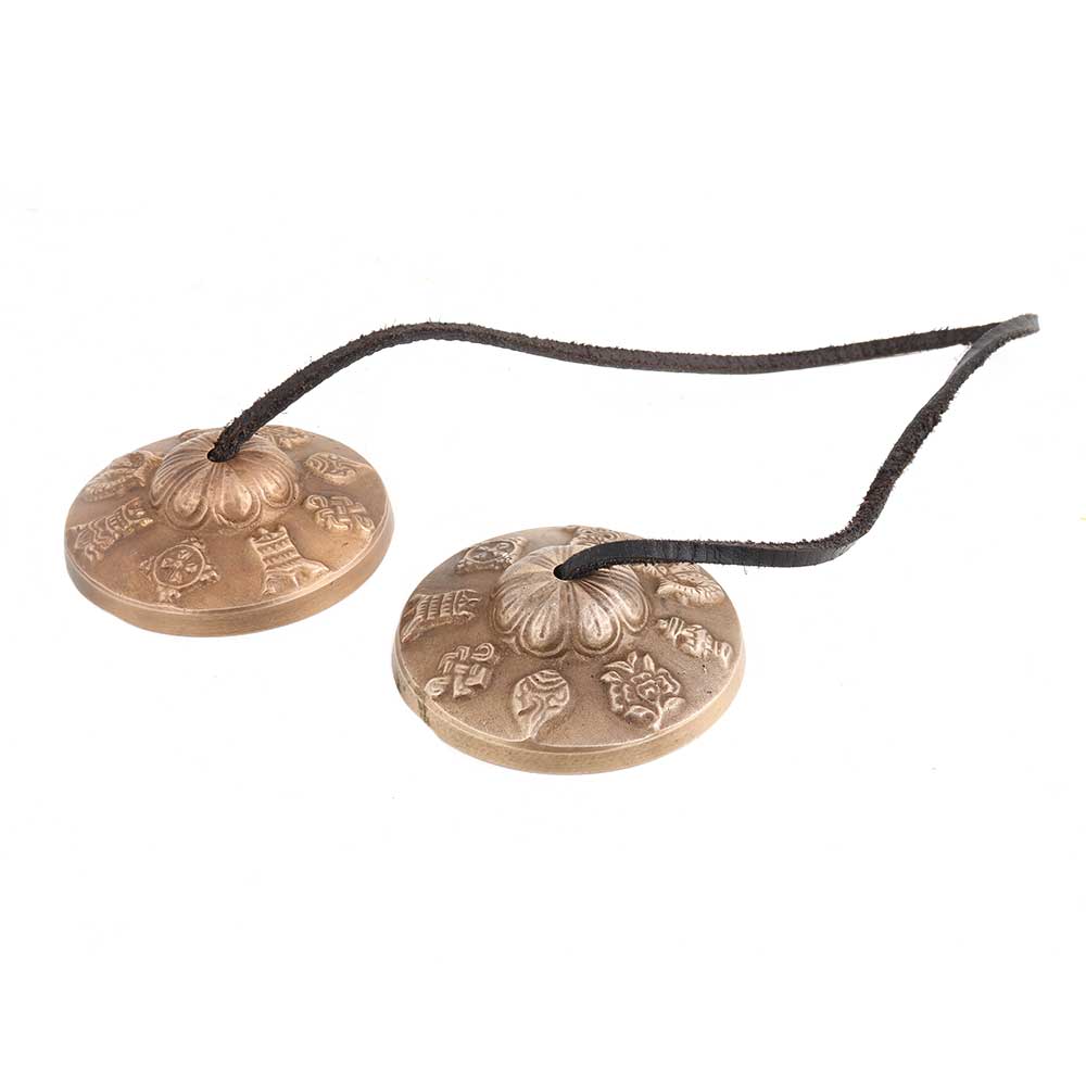 Hand Crafted Brass Clash Cymbals or Manjeere