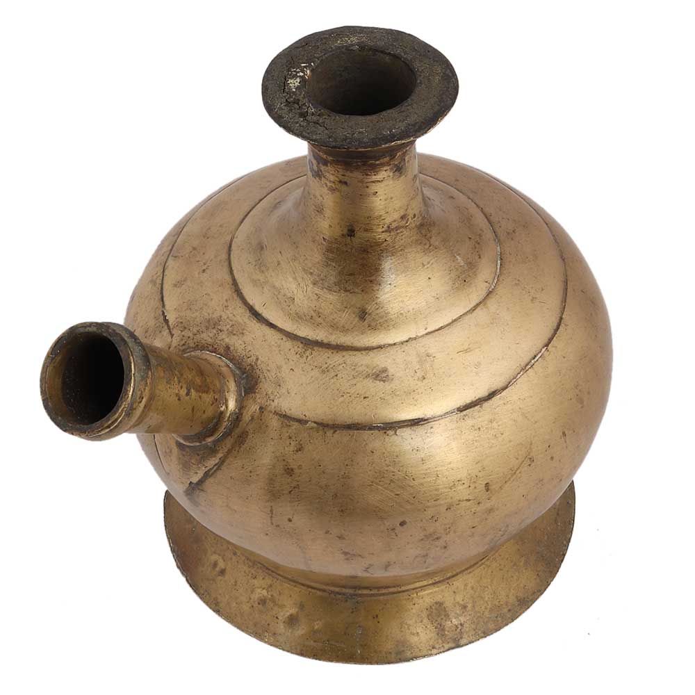 Indian Brass Mughal Hookah pot