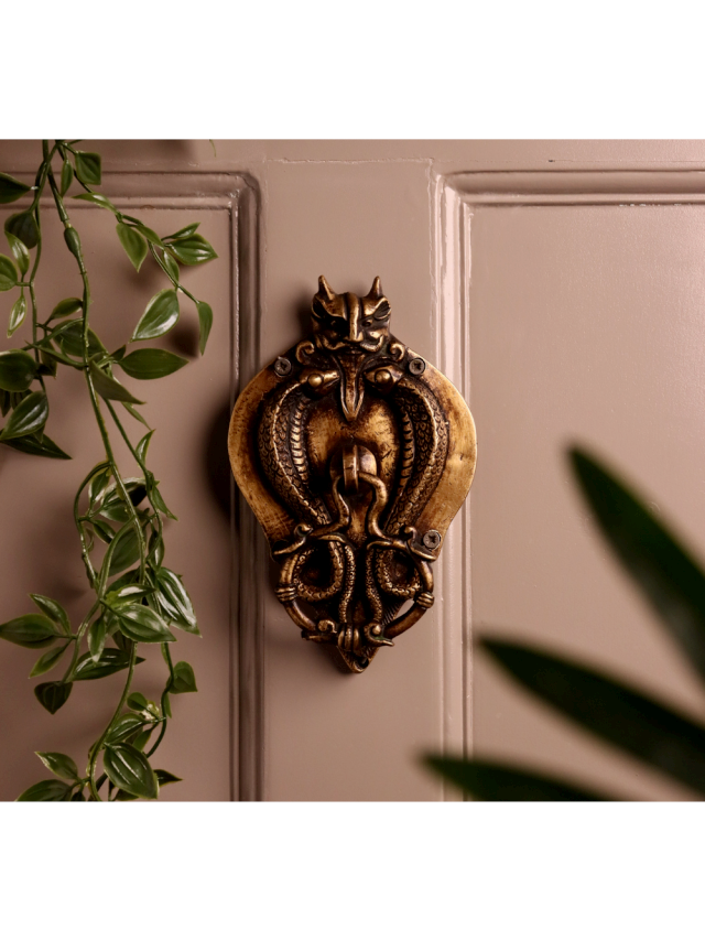 What Do Door Knockers Symbolize in Traditional Indian Design?