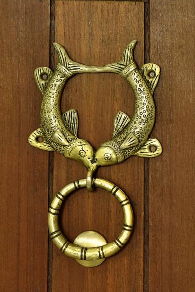 Golden Door Plates for Wall Decor, Door Figures, Brass Address